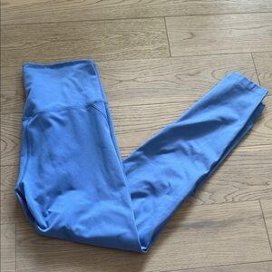 Girlfriend Collective Compression Blue Leggings Size Large